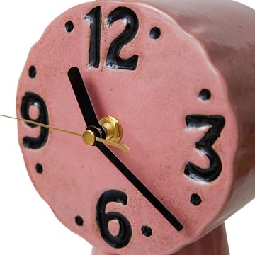 Retro relógio de cerâmica 16,2 cm - Rosa - HKliving