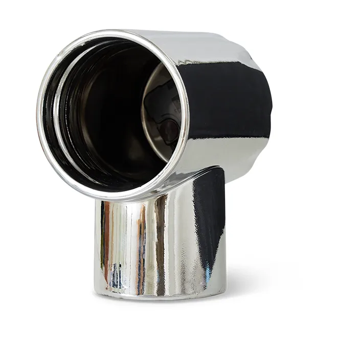 Retro relógio de cerâmica 17,5 cm, Chrome HKliving