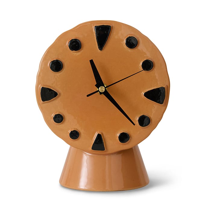 Retro relógio de cerâmica 20,8 cm - Pêssego - HKliving