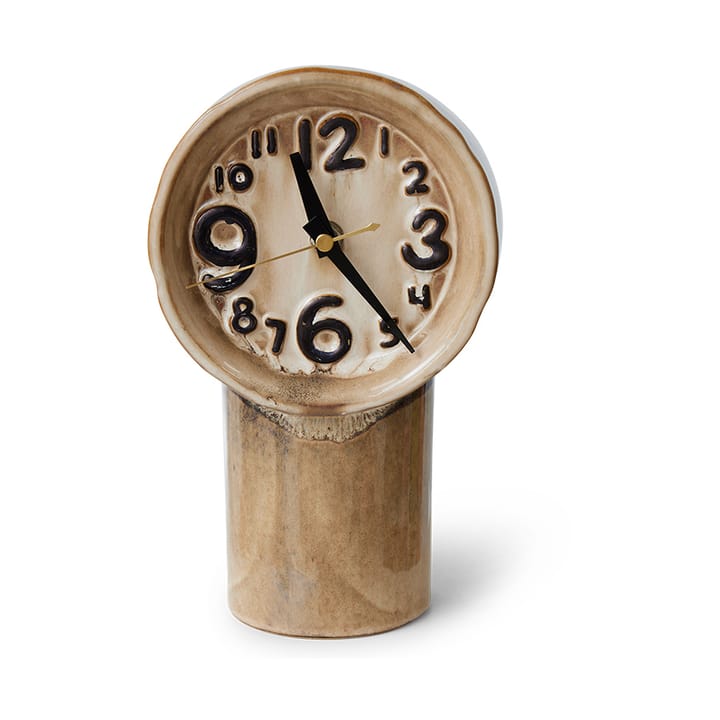 Retro relógio de cerâmica 23,5 cm - Creme - HKliving