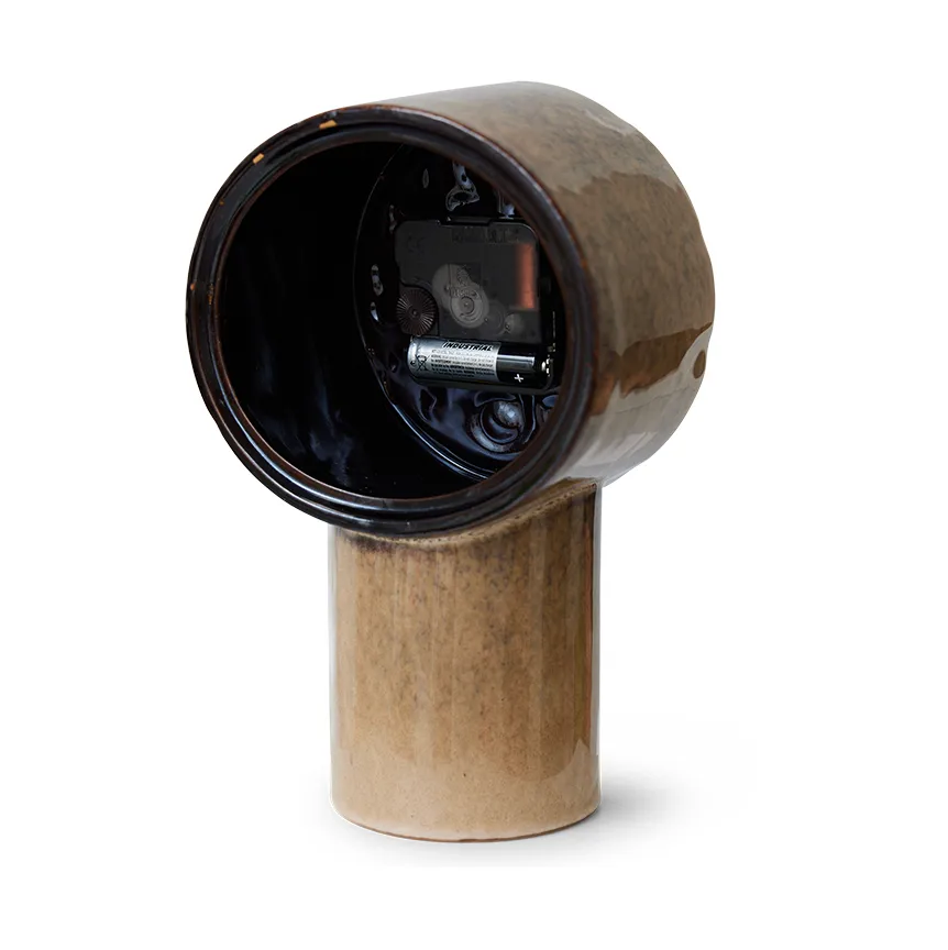 Retro relógio de cerâmica 23,5 cm, Creme HKliving