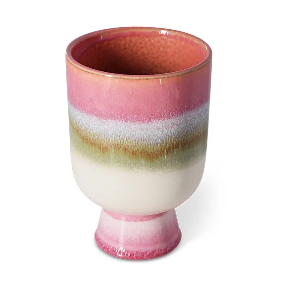 Retro vaso de flores Ø13 cm, Campo de rosas HKliving
