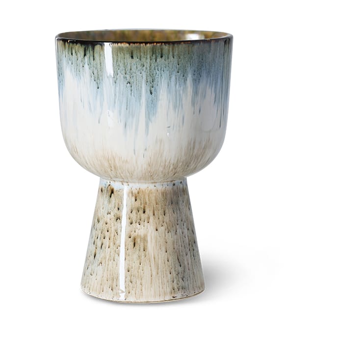 Retro vaso de flores Ø16,5 cm - Azul gelo - HKliving