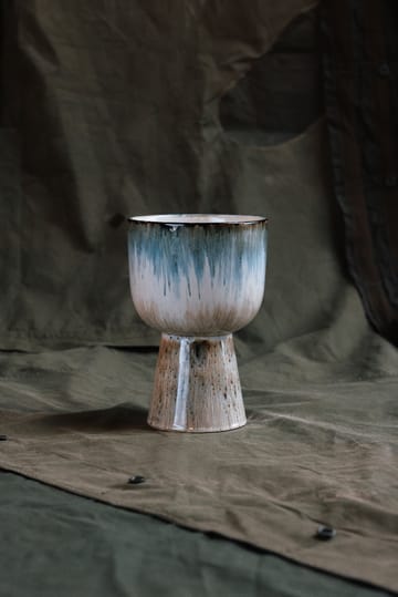 Retro vaso de flores Ø16,5 cm - Azul gelo - HKliving