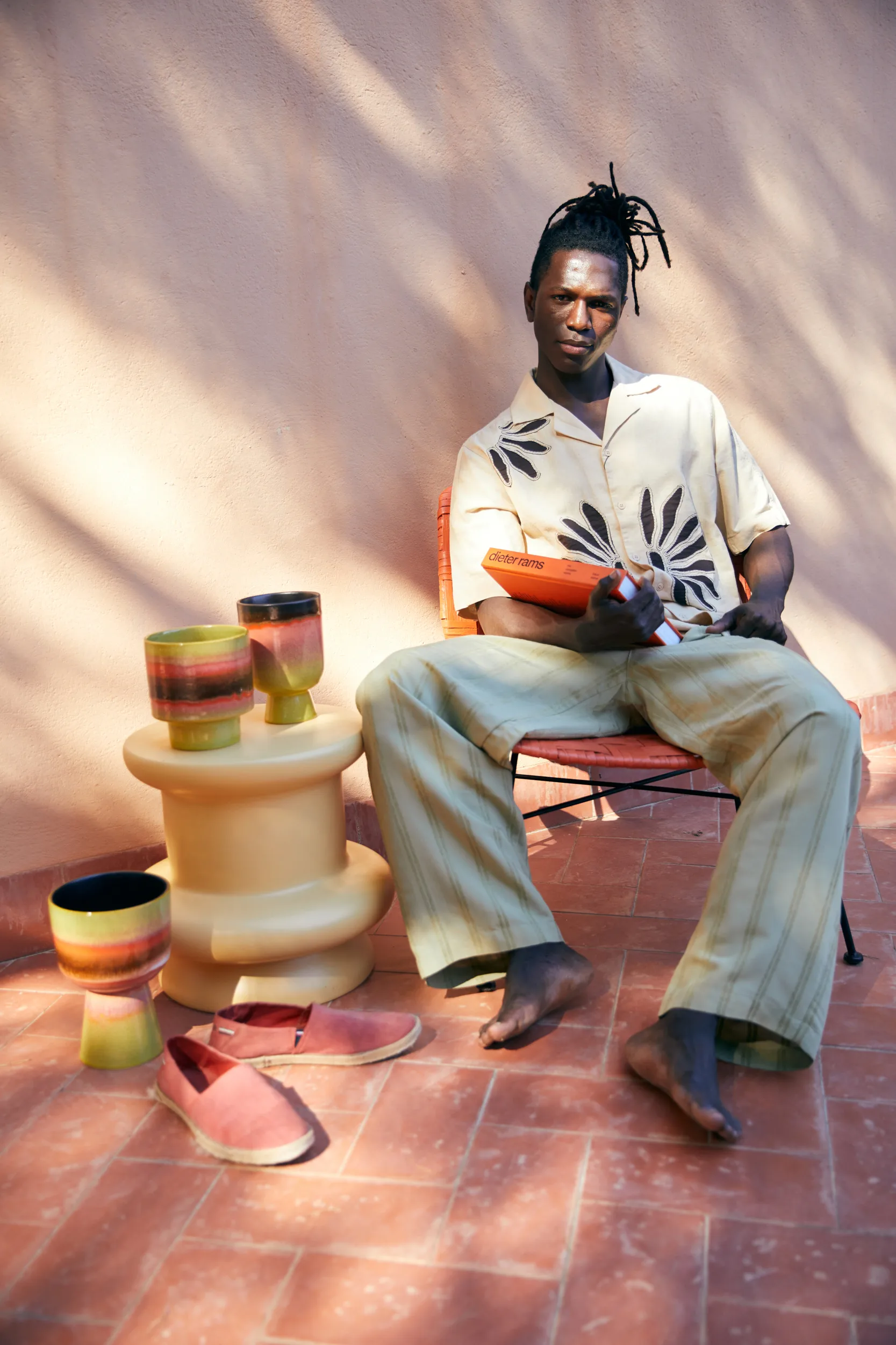 Retro vaso de flores Ø16,5 cm, Verde lima HKliving