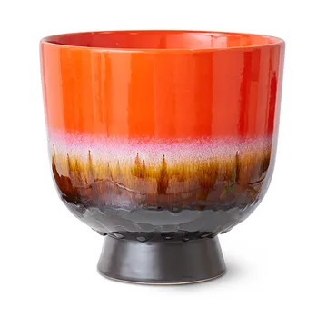 Retro vaso de flores Ø20,5 cm - Vermelho cereja - HKliving