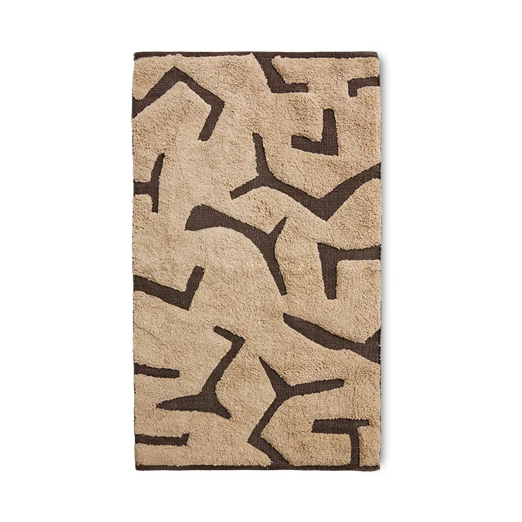 Tapete de banheiro Interplay 70x120 cm, Brown HKliving