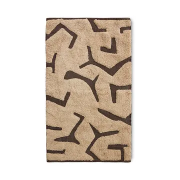 Tapete de banheiro Interplay 70x120 cm - Brown - HKliving