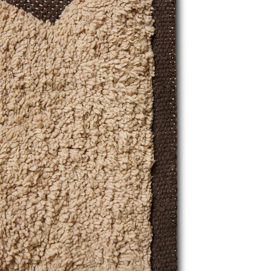 Tapete de banheiro Interplay 70x120 cm, Brown HKliving