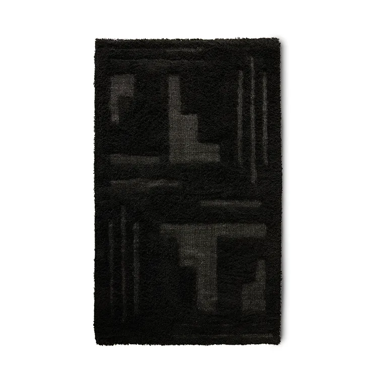 Tapete de banheiro Simplicity 70x120 cm, Black HKliving