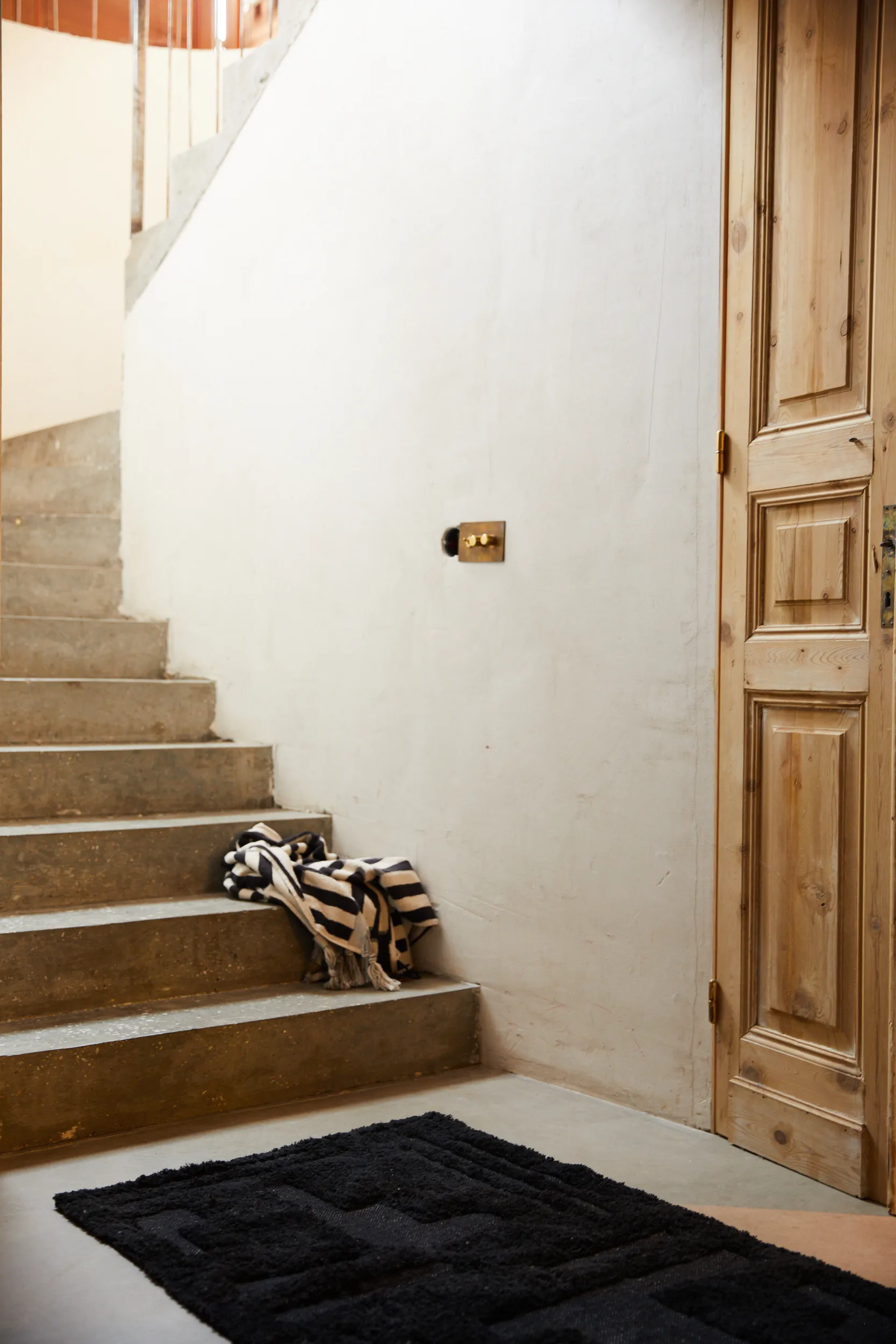 Tapete de banheiro Simplicity 70x120 cm, Black HKliving