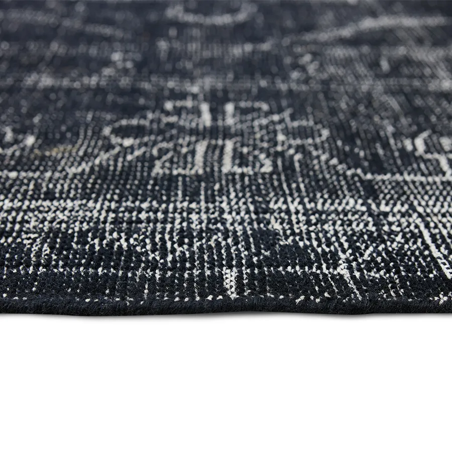 Tapete de lã Hkliving 200x300 cm, Black-grey HKliving
