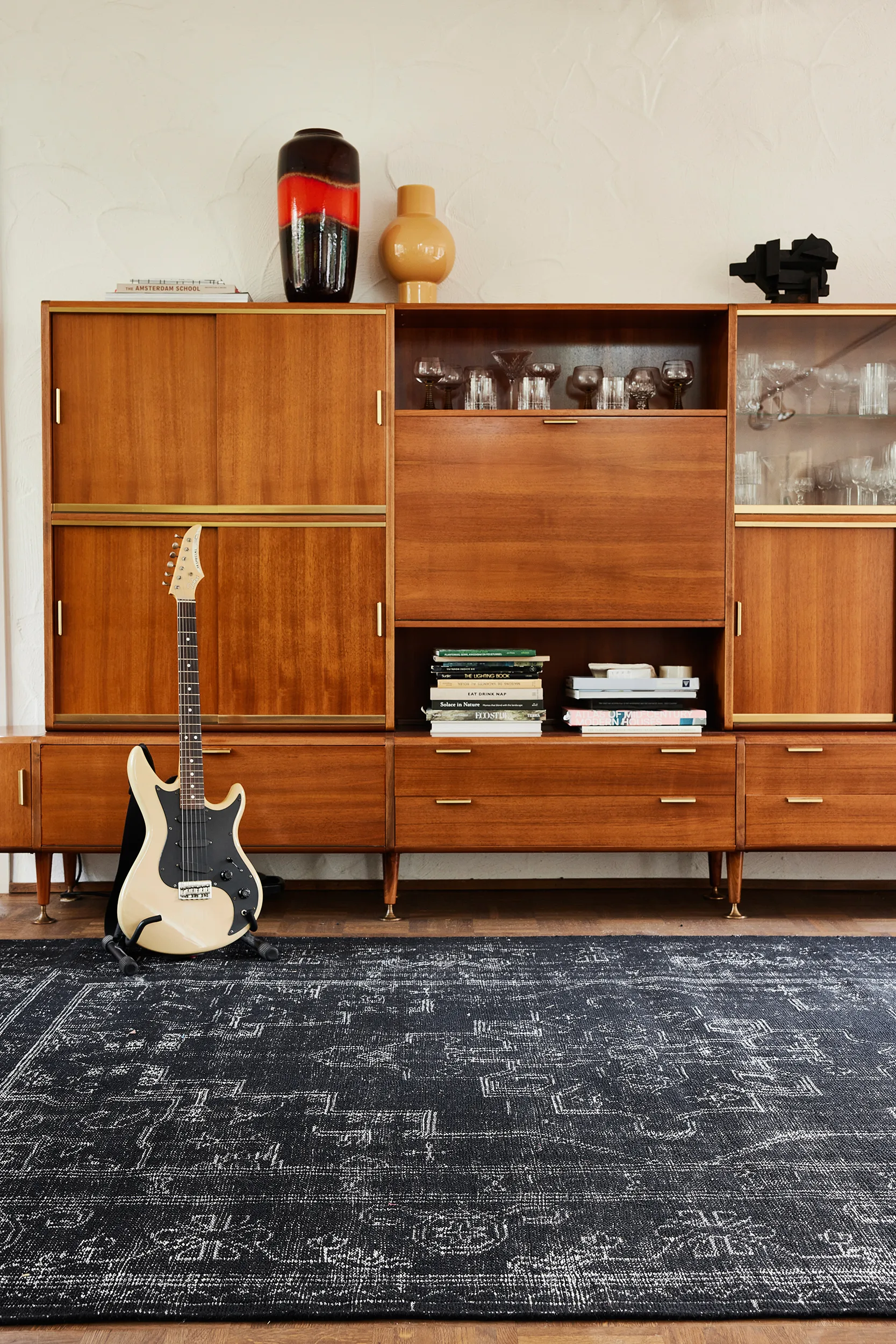 Tapete de lã Hkliving 200x300 cm, Black-grey HKliving