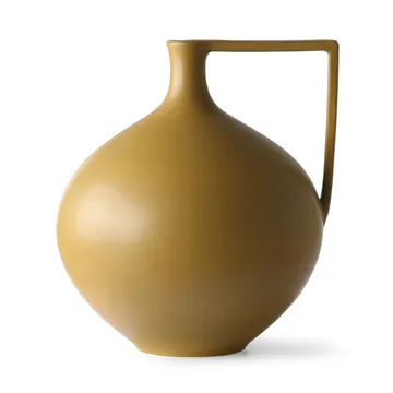 Vaso Ceramic Jar L 26,5 cm - mustard  - HKliving