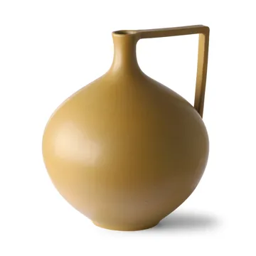 Vaso Ceramic Jar L 26,5 cm - mustard  - HKliving