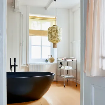 Vaso Ceramic Jar L 26,5 cm - mustard  - HKliving