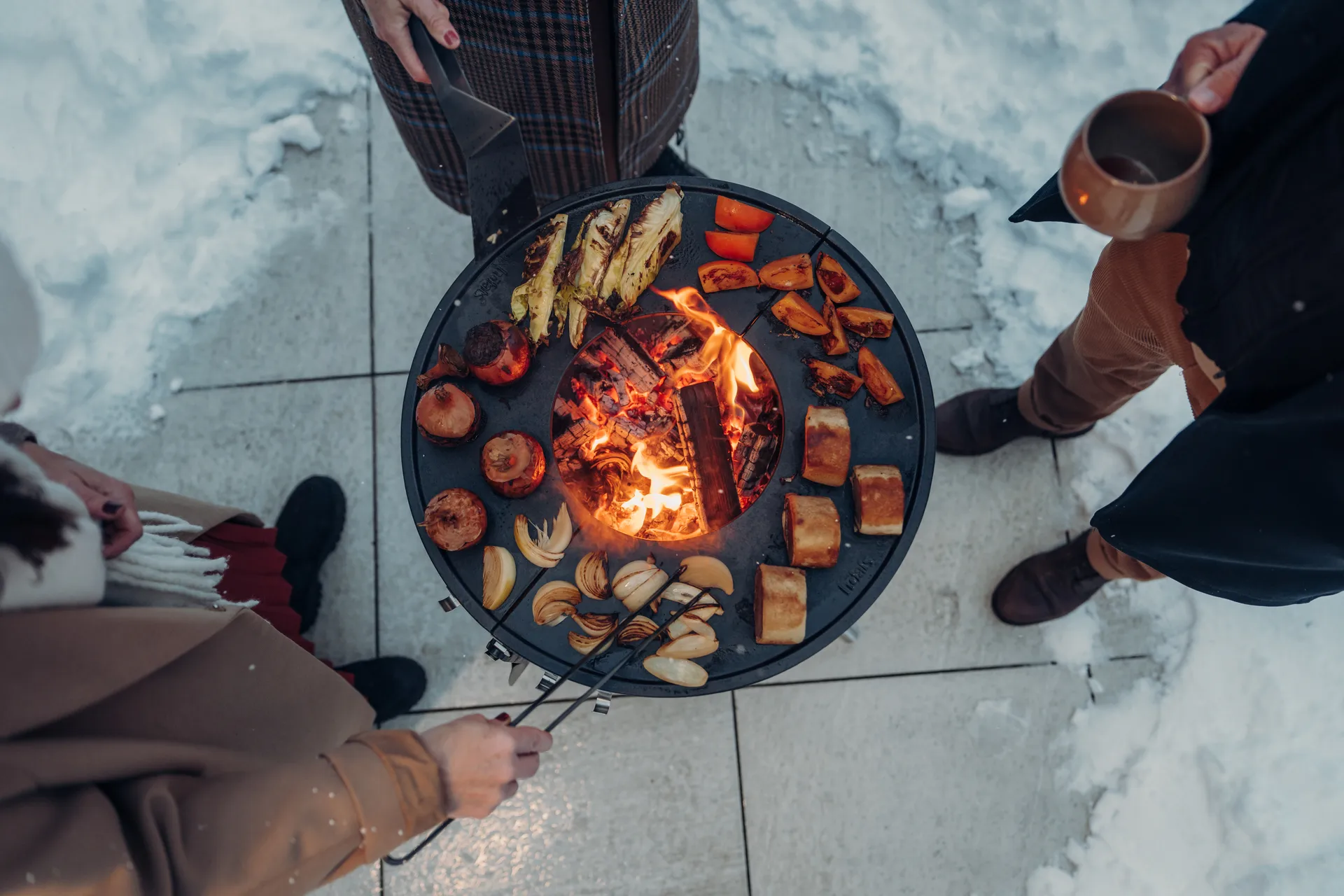 BOWL 57 Plancha chapa de grelhar, Preto Höfats