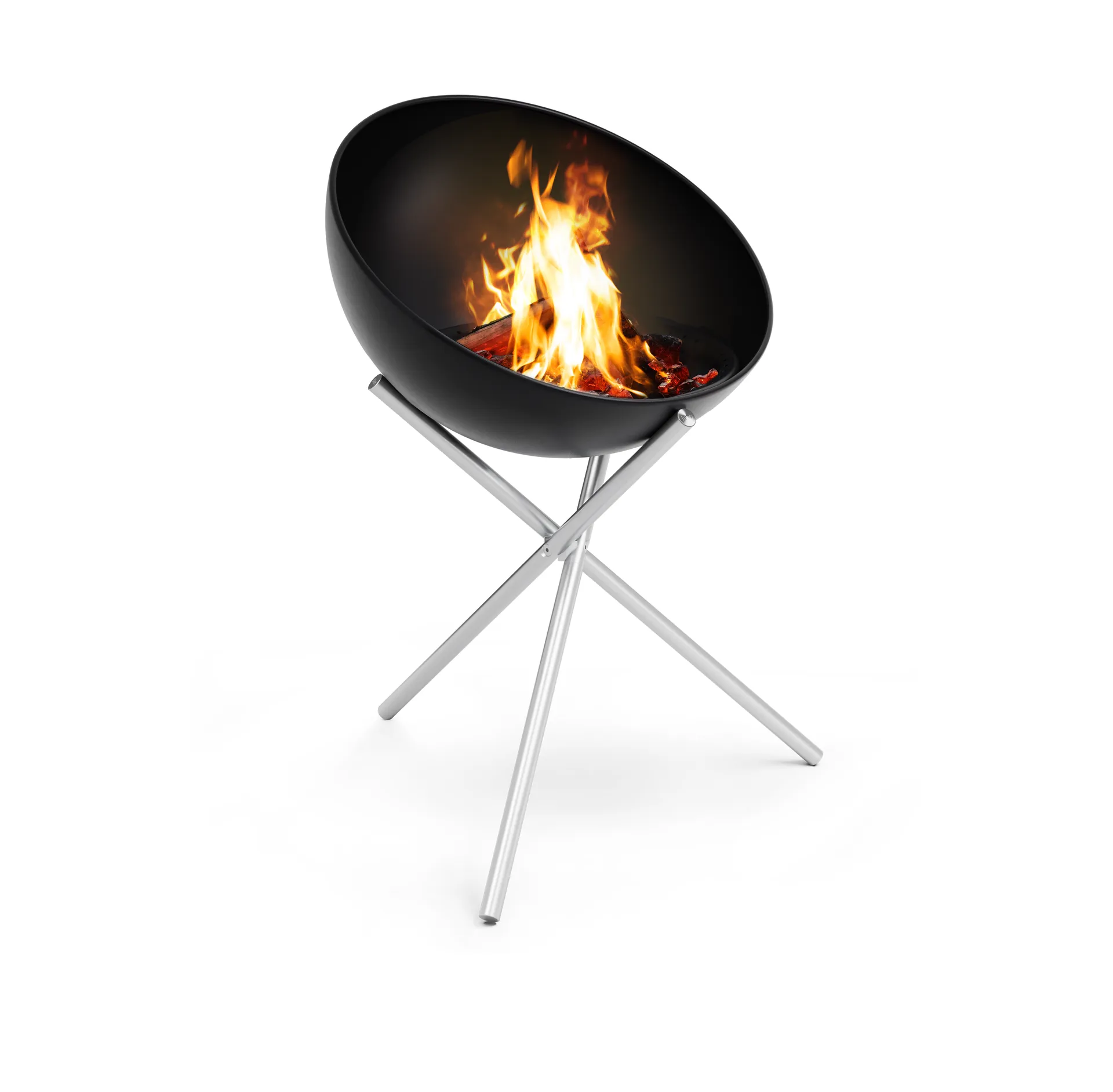 BOWL 57 tripé de tripé, Prata Höfats