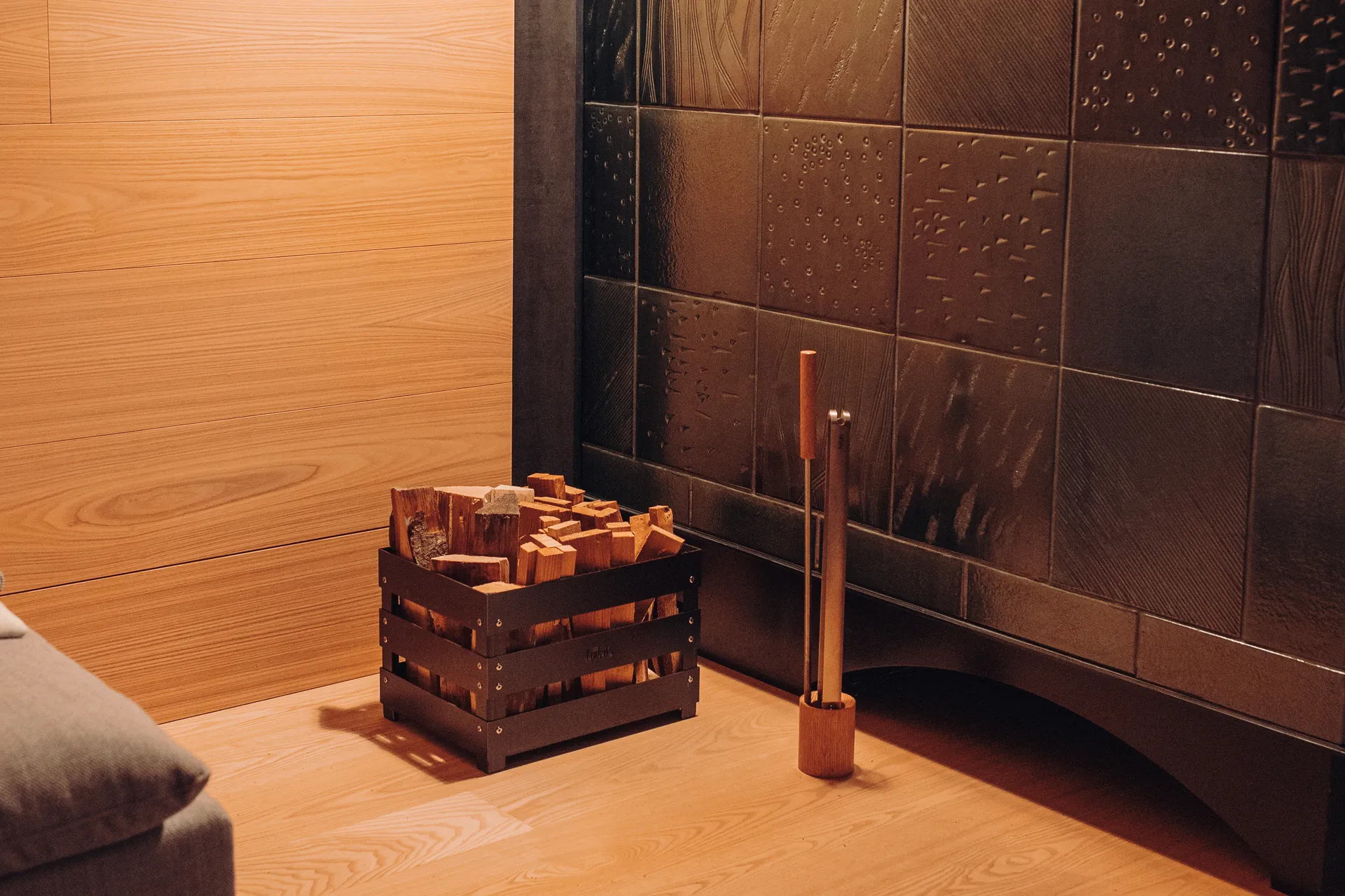 Conjunto de utensílios para fogo Höfats, Aço inoxidável-caixa, 3 peças Höfats