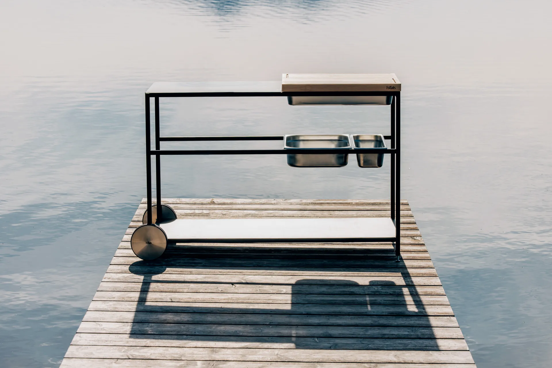 FIRE KITCHEN cozinha exterior, Preto Höfats