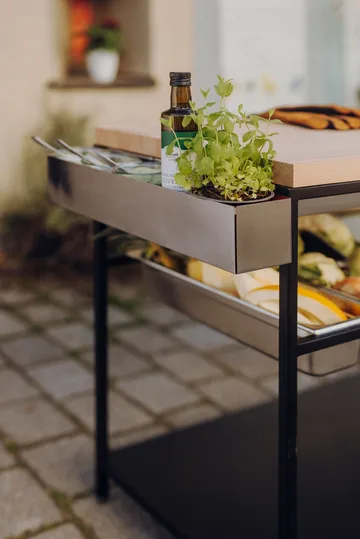 FIRE KITCHEN porta-utensílios - Aço inoxidável - Höfats