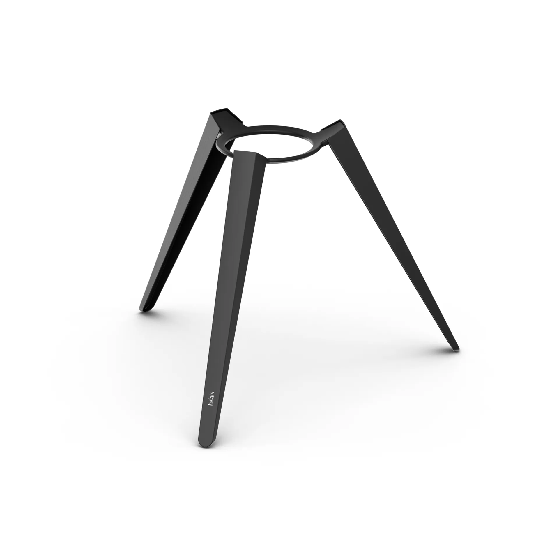 MOON 45 lareira, All black, suporte alto Höfats