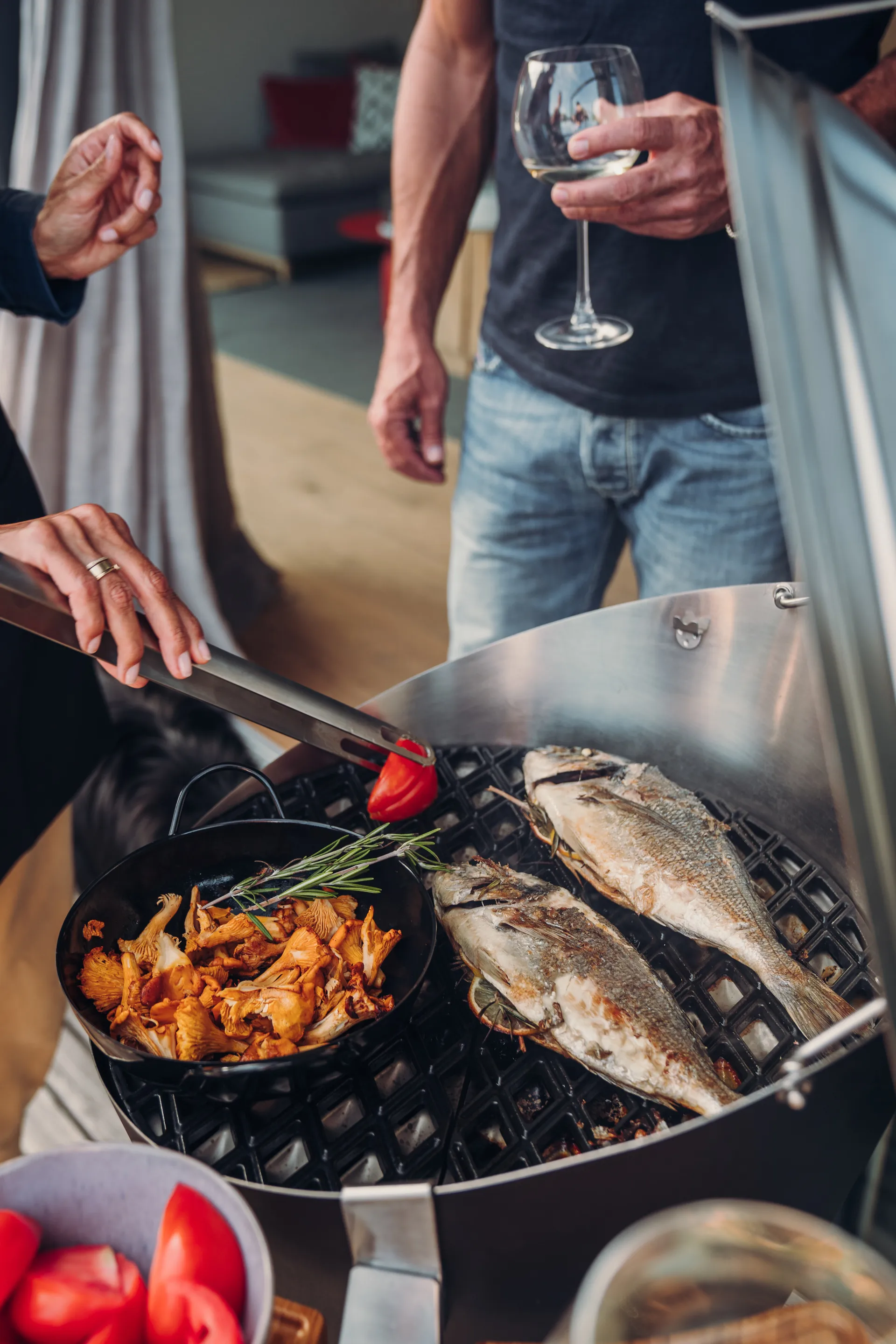 Pegador para grelha Höfats, Prata Höfats