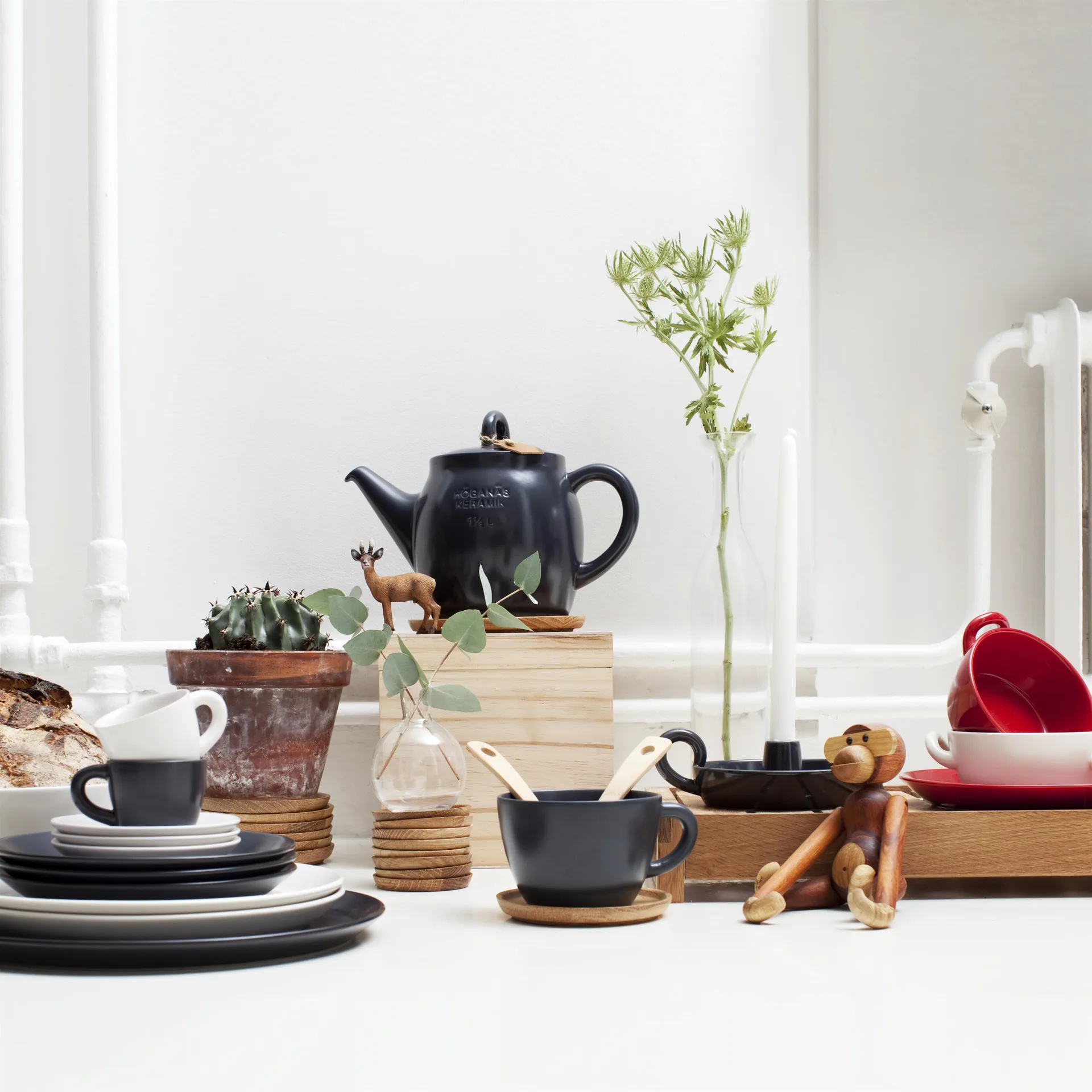 Chávena de café Höganäs, graphite cinza mate Höganäs Keramik