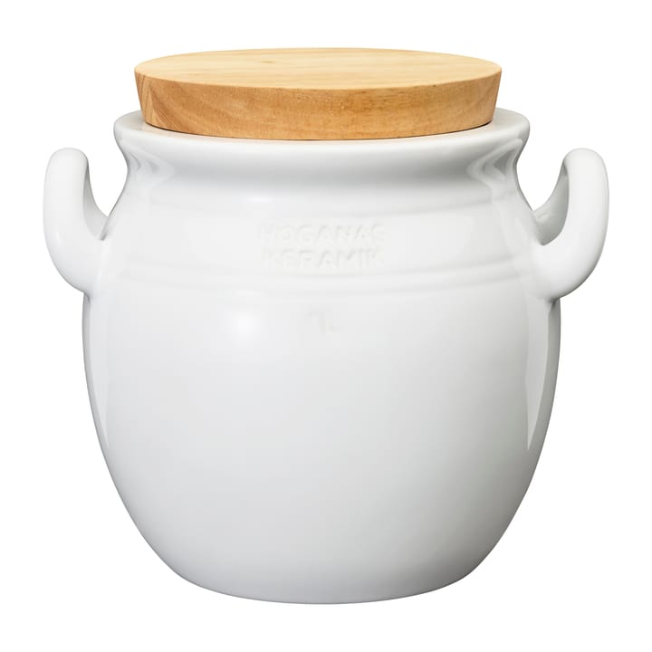 Höganäs Ceramic jarra 1 l - Branco - Höganäs Keramik