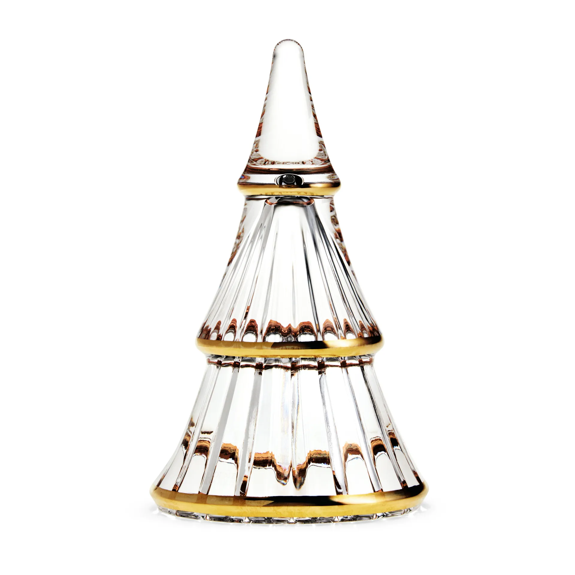 Árvore de Natal Fairytales grande, Transparente-dourado Holmegaard