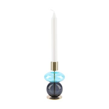 Bubble castiçal 14 cm - Azul-smoke - Holmegaard