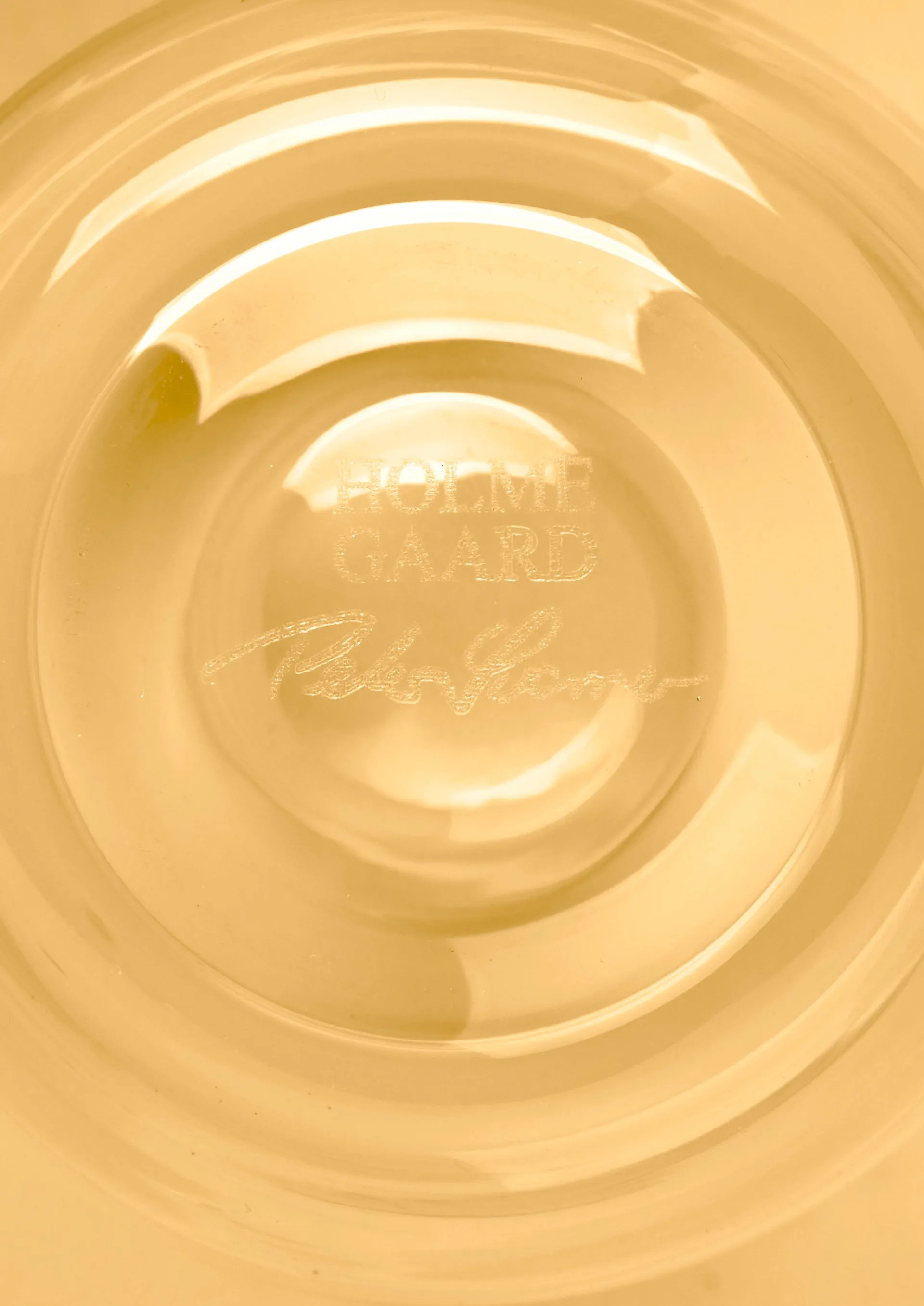 Castiçal Calabas 7,5 cm, Âmbar Holmegaard