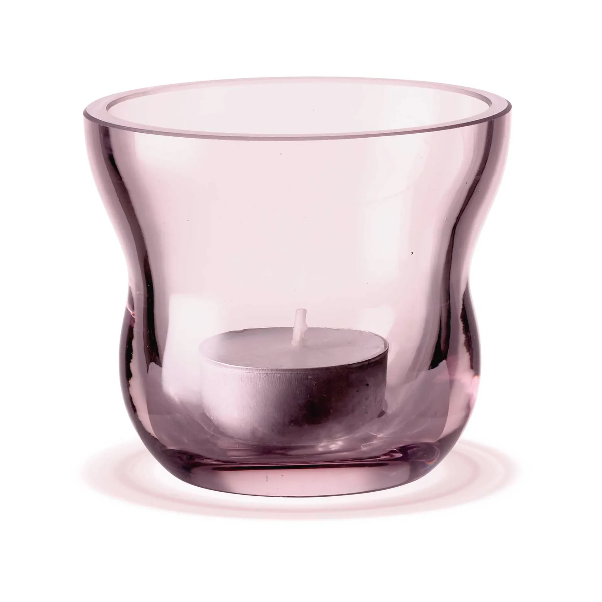 Castiçal Calabas 7,5 cm, Burgundy Holmegaard