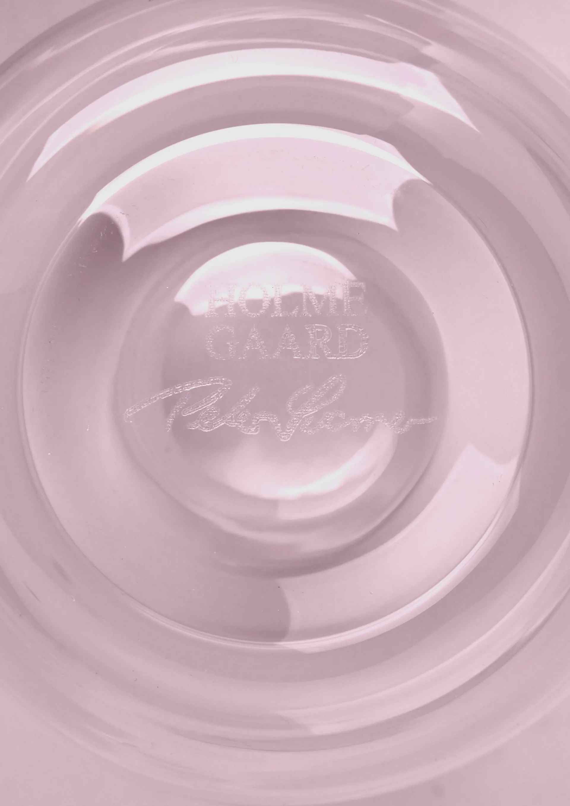 Castiçal Calabas 7,5 cm, Burgundy Holmegaard