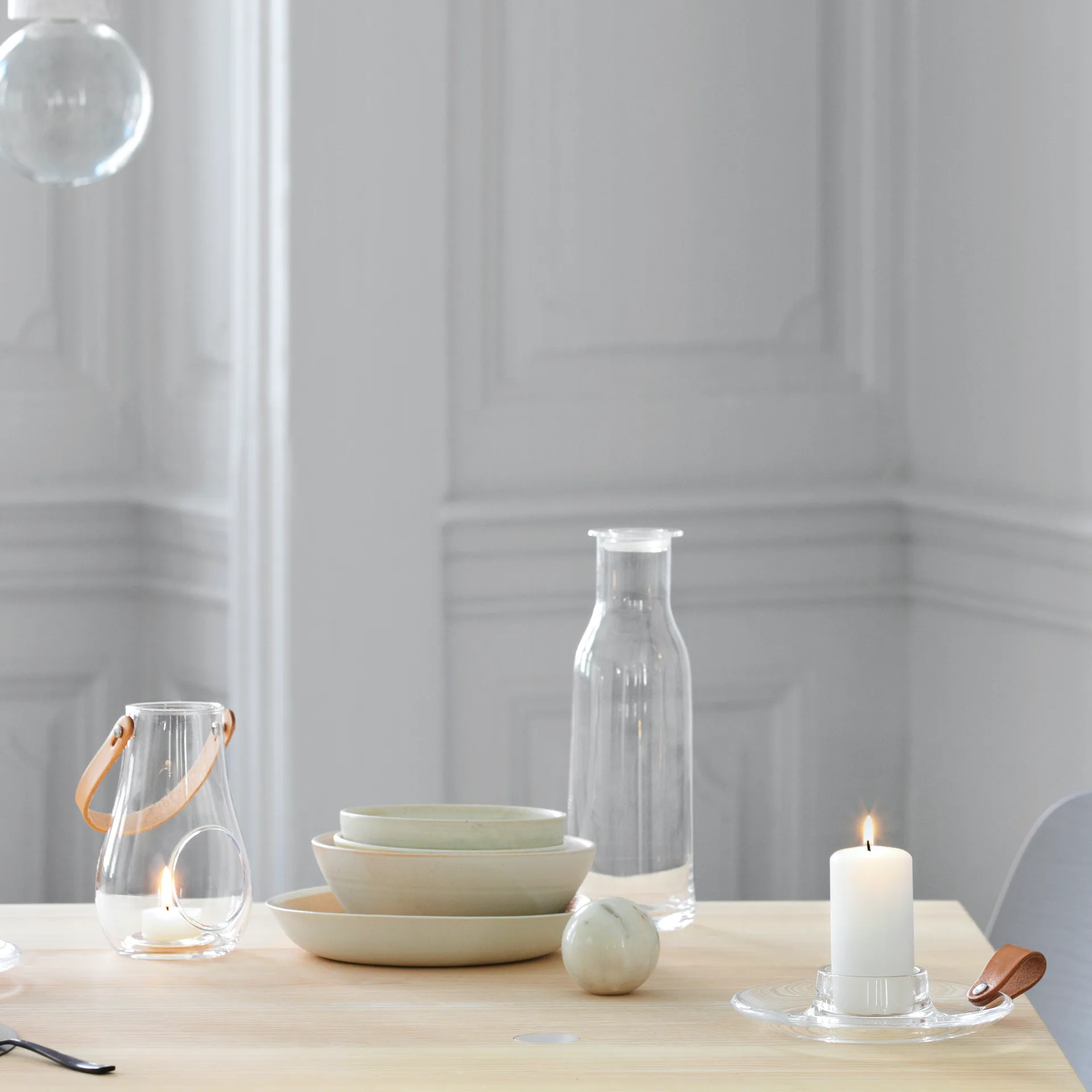 Castiçal Design with light , 17 cm Holmegaard