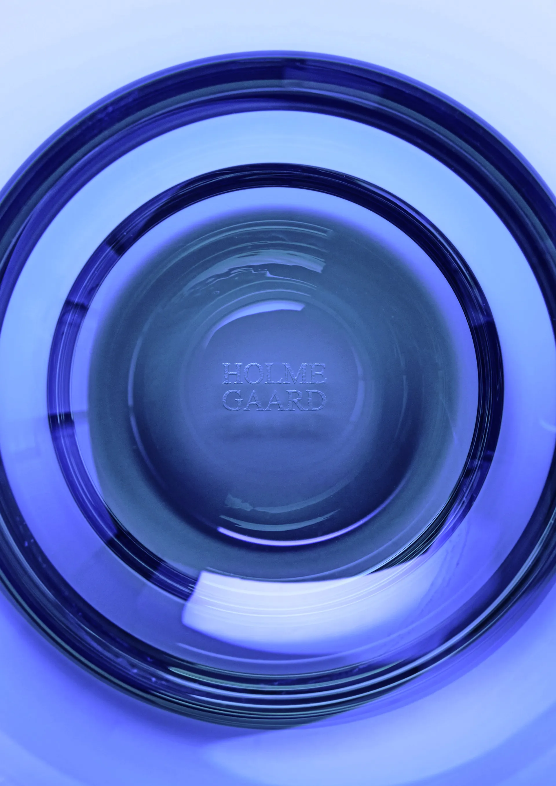 Copo de água Flow 35 cl, Azul escuro Holmegaard