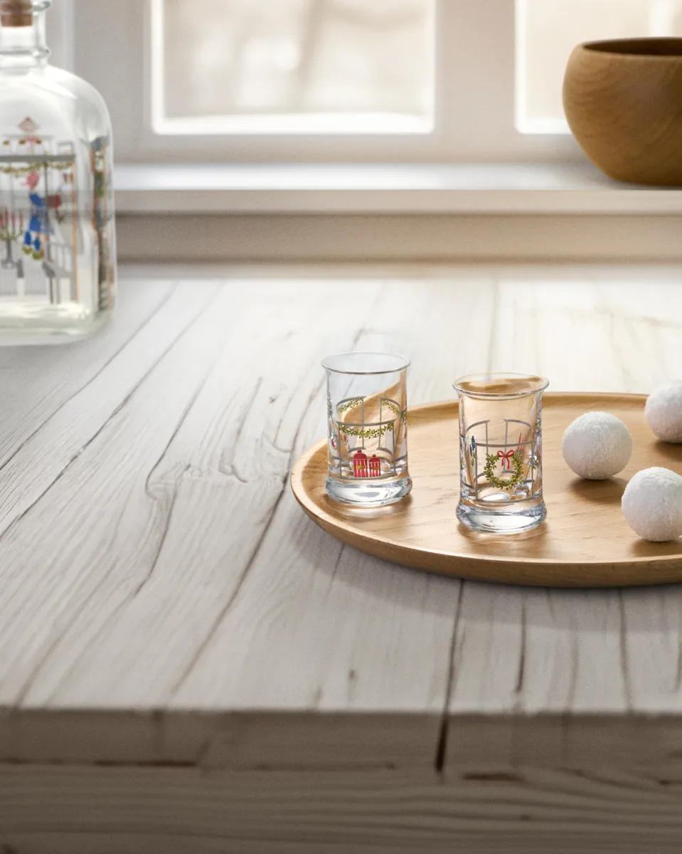 Holmegaard Christmas copo de shot natalício 2 unidades, 2024 Holmegaard