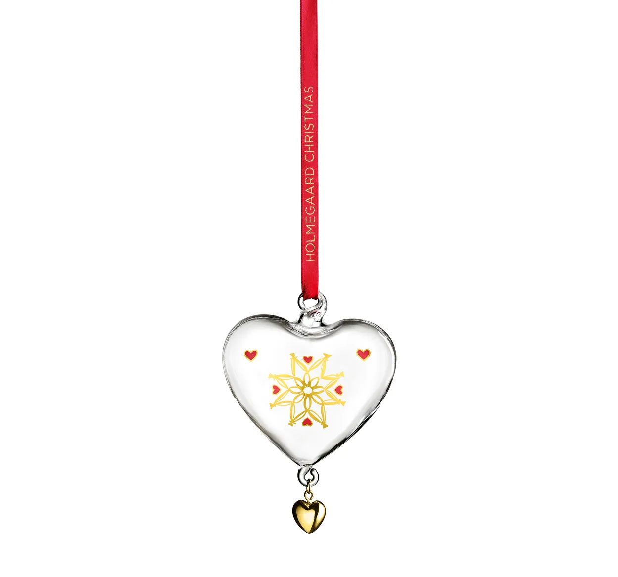 Holmegaard Christmas coração de Natal do ano, 2021  Holmegaard