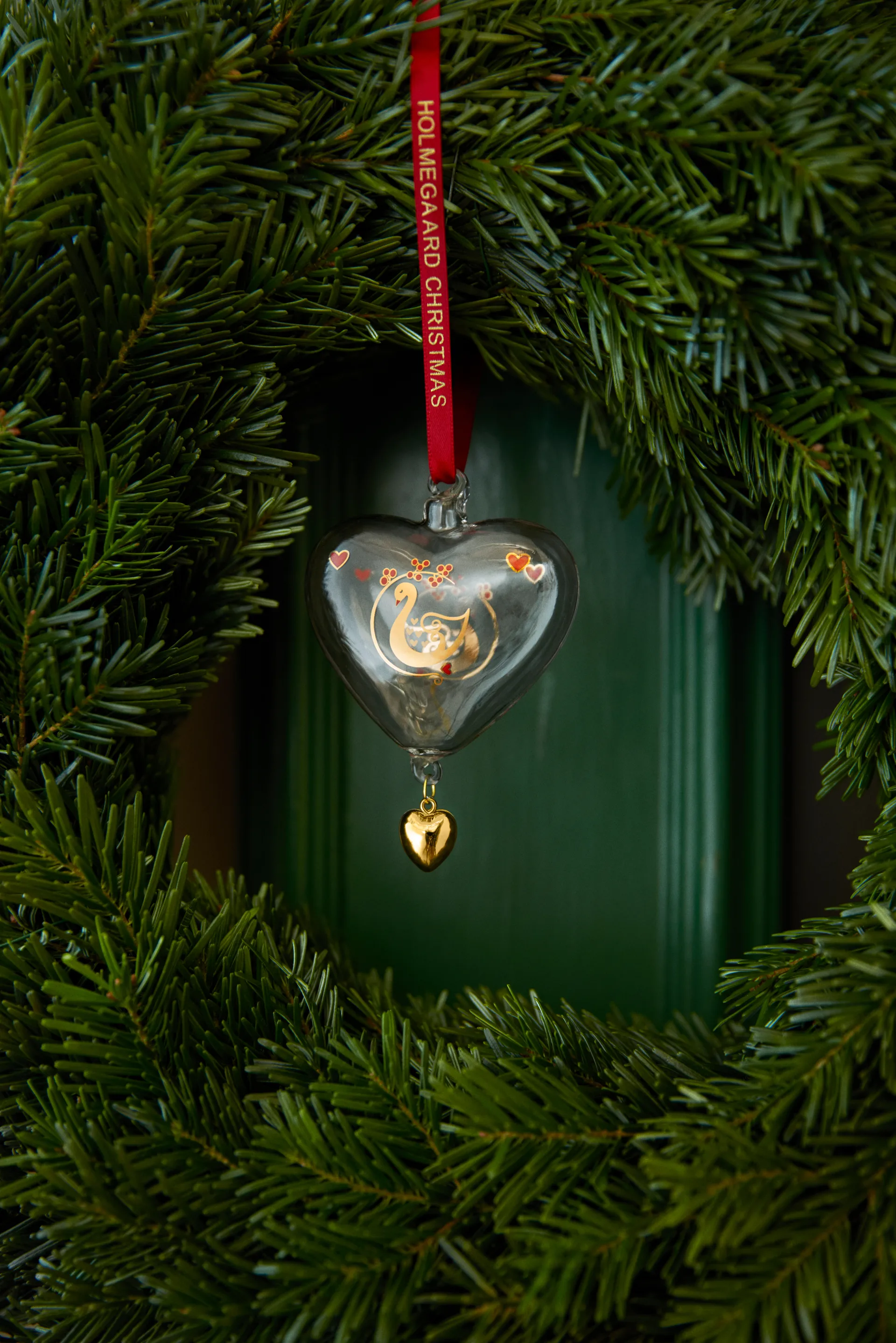 Holmegaard Christmas coração de Natal do ano, 2025 Holmegaard