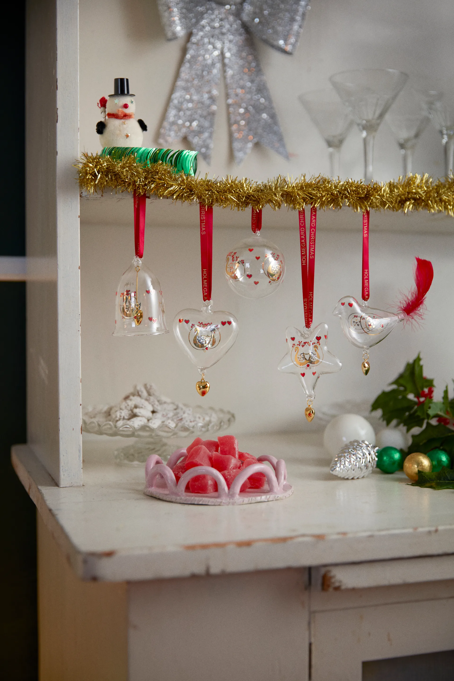 Holmegaard Christmas pássaro do ano , 2025 Holmegaard