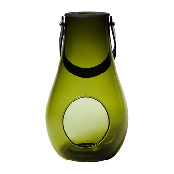 Lanterna Design With Light olive green - 29 cm - Holmegaard