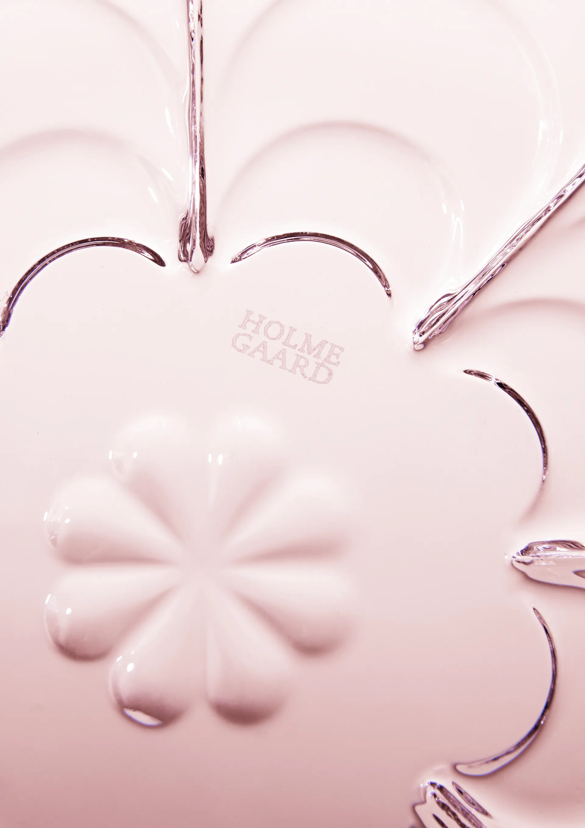 Porta-velas Lily Ø7 cm, Cherry blossom Holmegaard