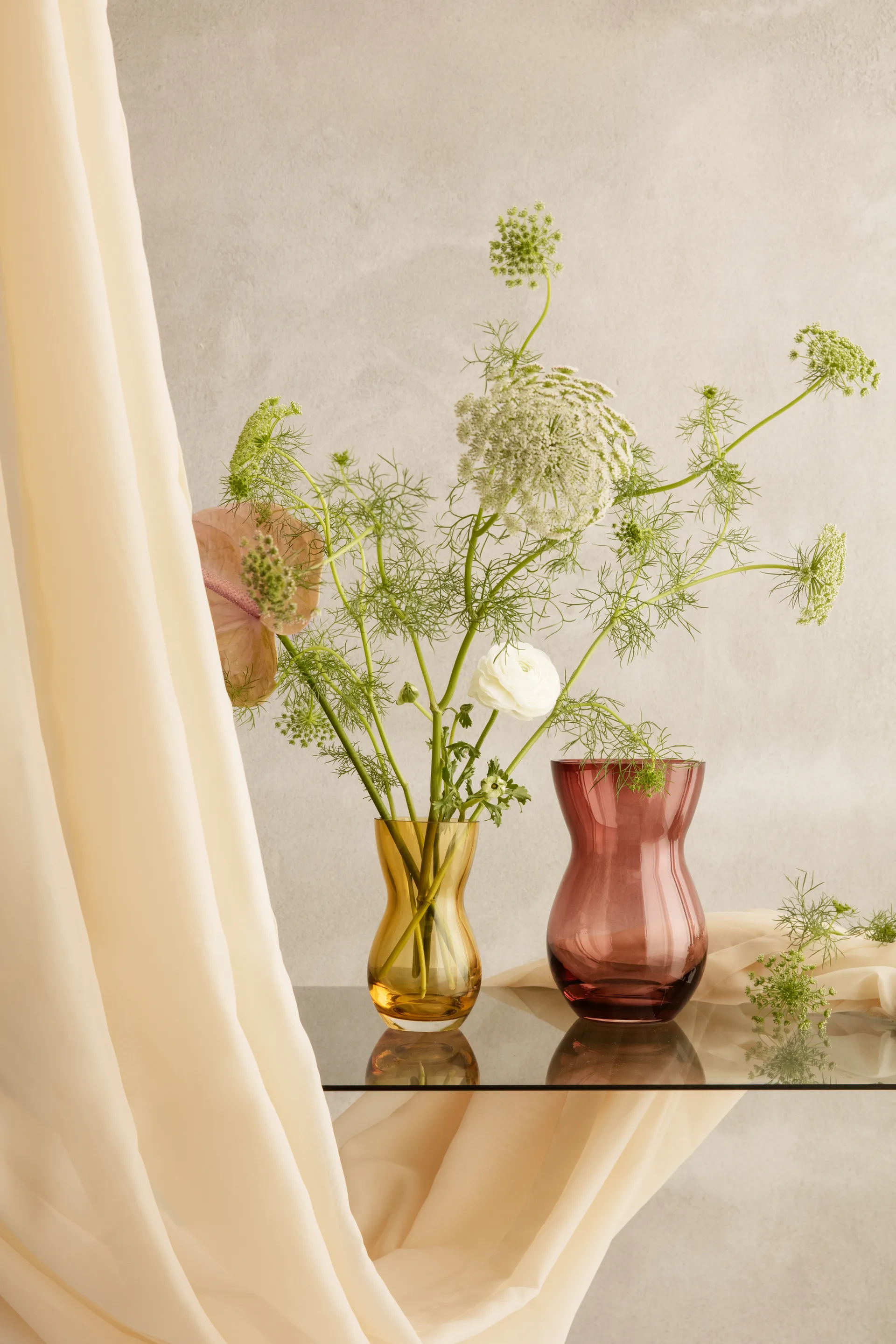 Vaso Calabas 16 cm, Âmbar Holmegaard