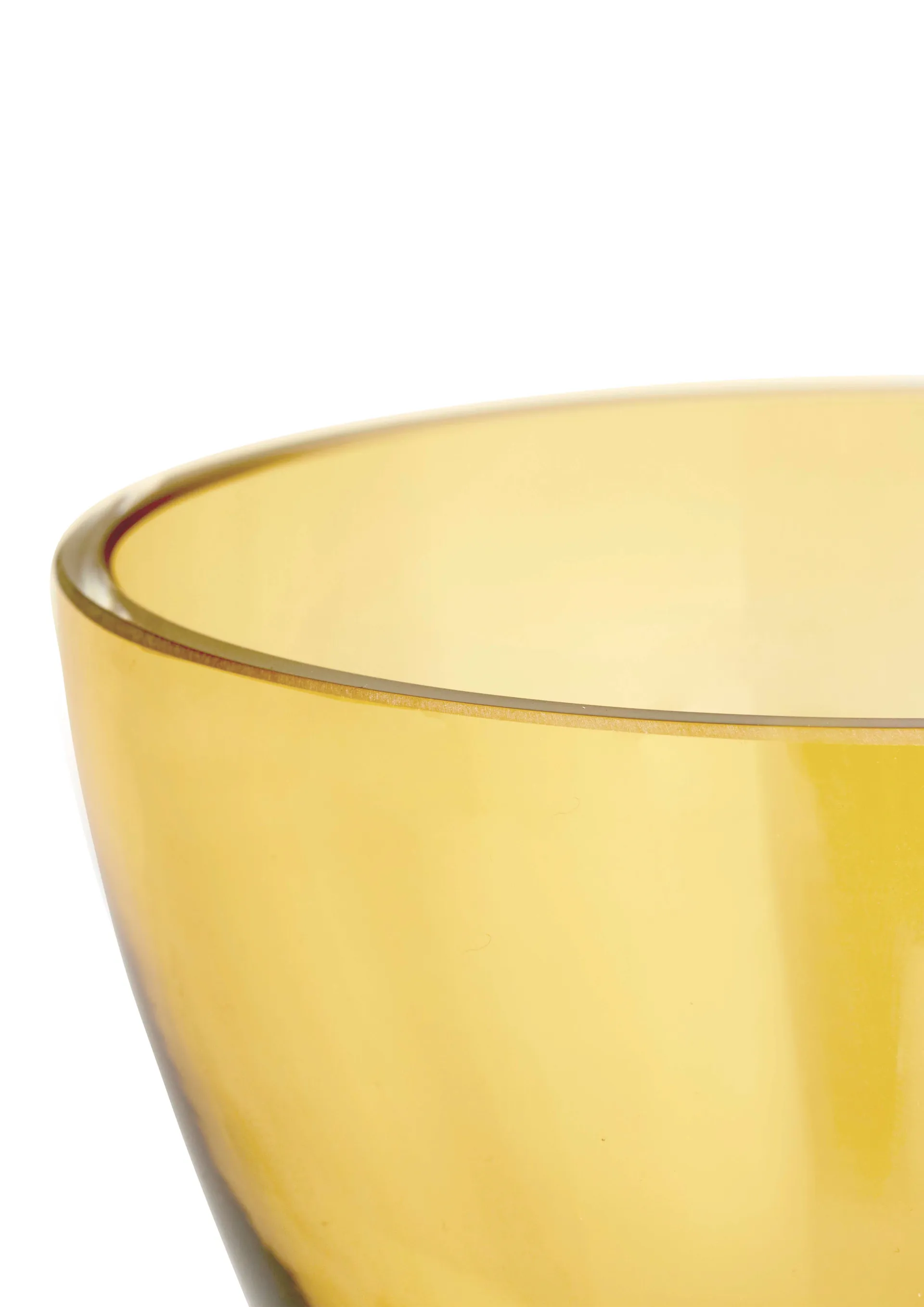 Vaso Calabas 21 cm, Duo burgundy-amber Holmegaard