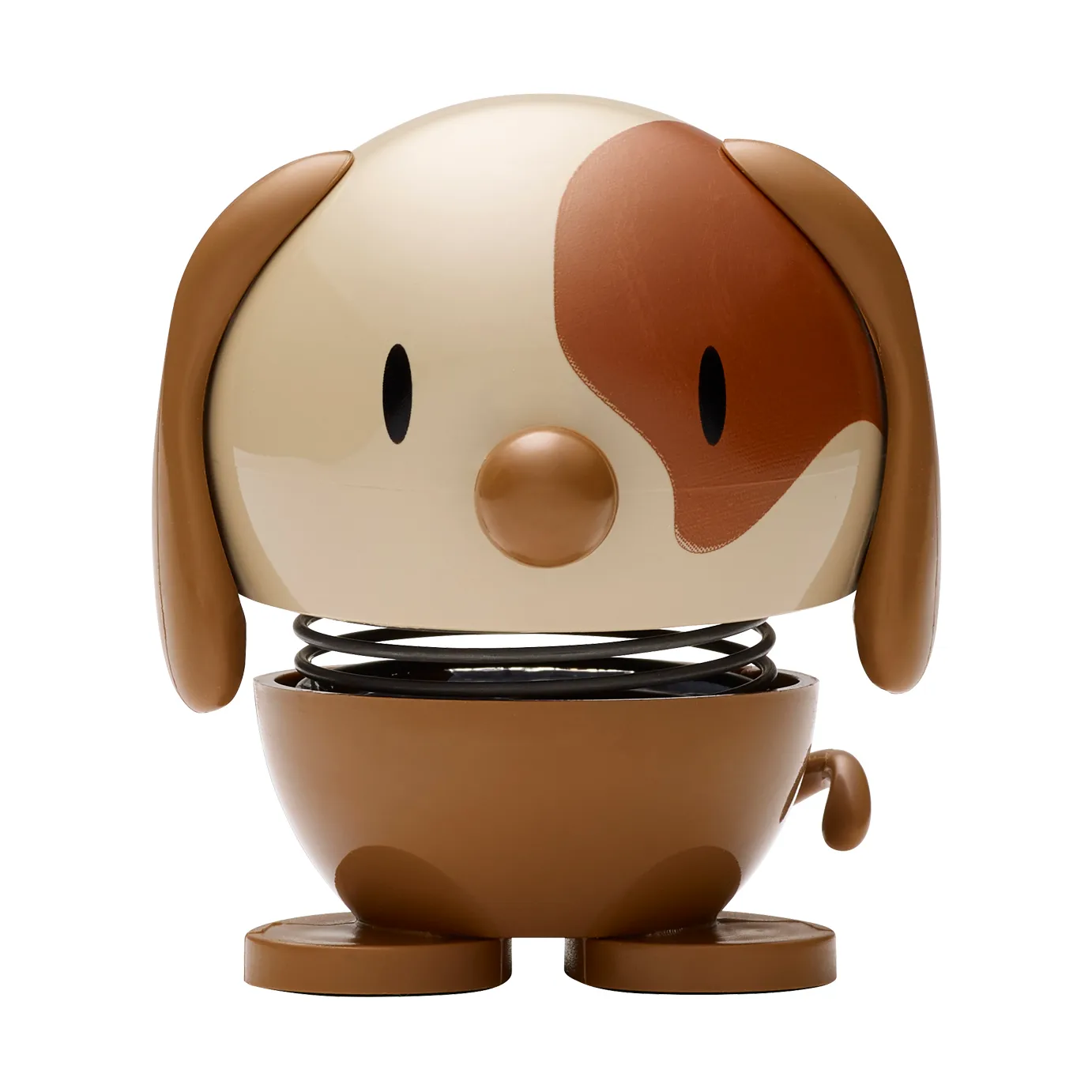 Figura Cachorro Hoptimista 6,9 cm , Castanho  Hoptimist