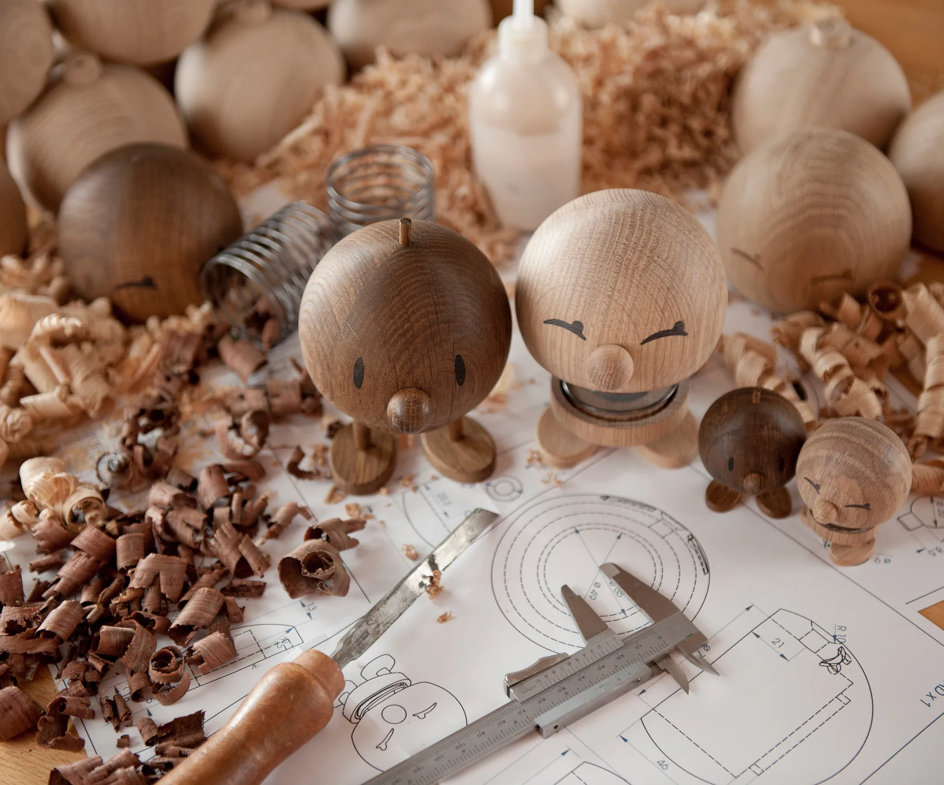 Figura Hoptimista IQ Bimble S , Carvalho Hoptimist