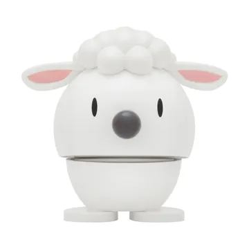 Figura Hoptimista Lambert 7,4 cm  - Branco - Hoptimist