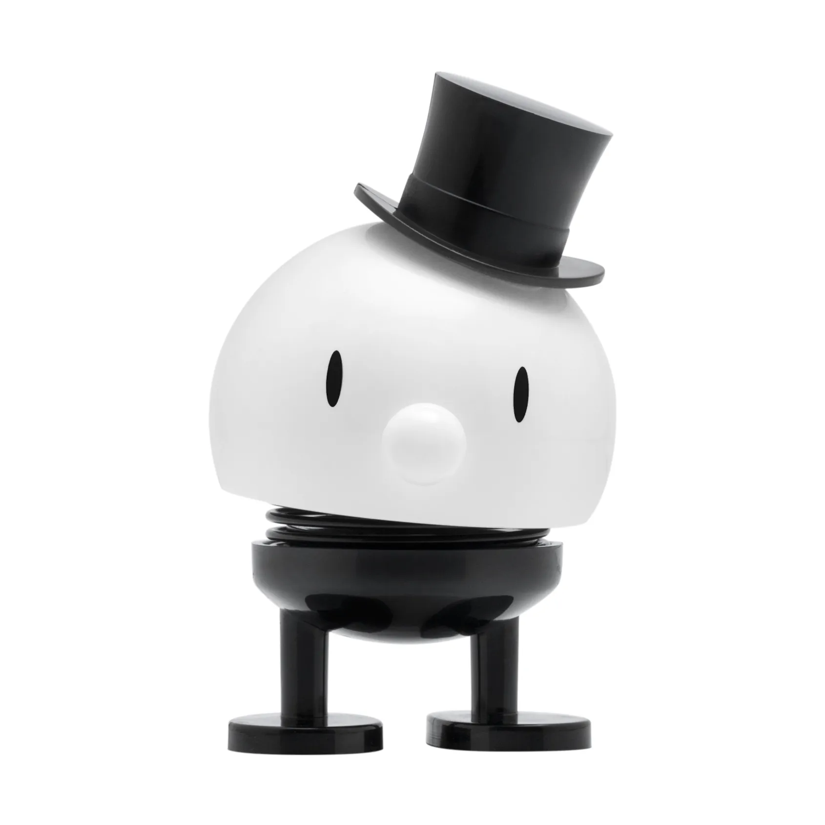 Figura Hoptimista noivo casamento 8,4 cm, Preto Hoptimist