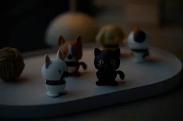 Hoptimist figura XS - French bulldog, branco - Hoptimist