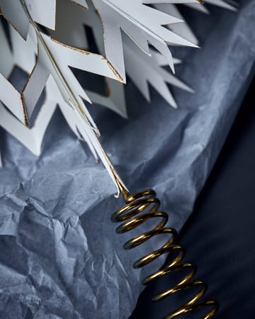 Alsta estrela de topo  - Branco-dourado - House Doctor